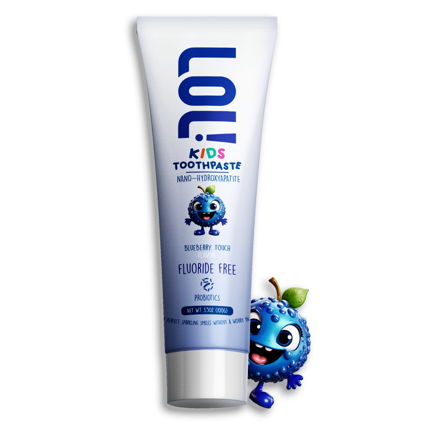 LOL Fluoride Free Toothpaste Kids (Blueberry)