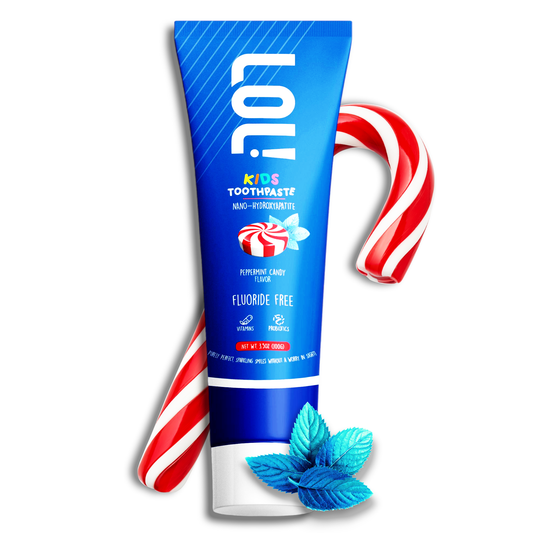 LOL Fluoride Free Toothpaste Kids (Peppermint Candy)