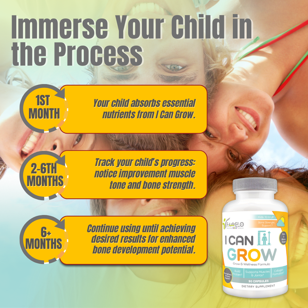 I Can Grow 10+ (90 Capsules) – Growth Support Supplement for Kids and Teens