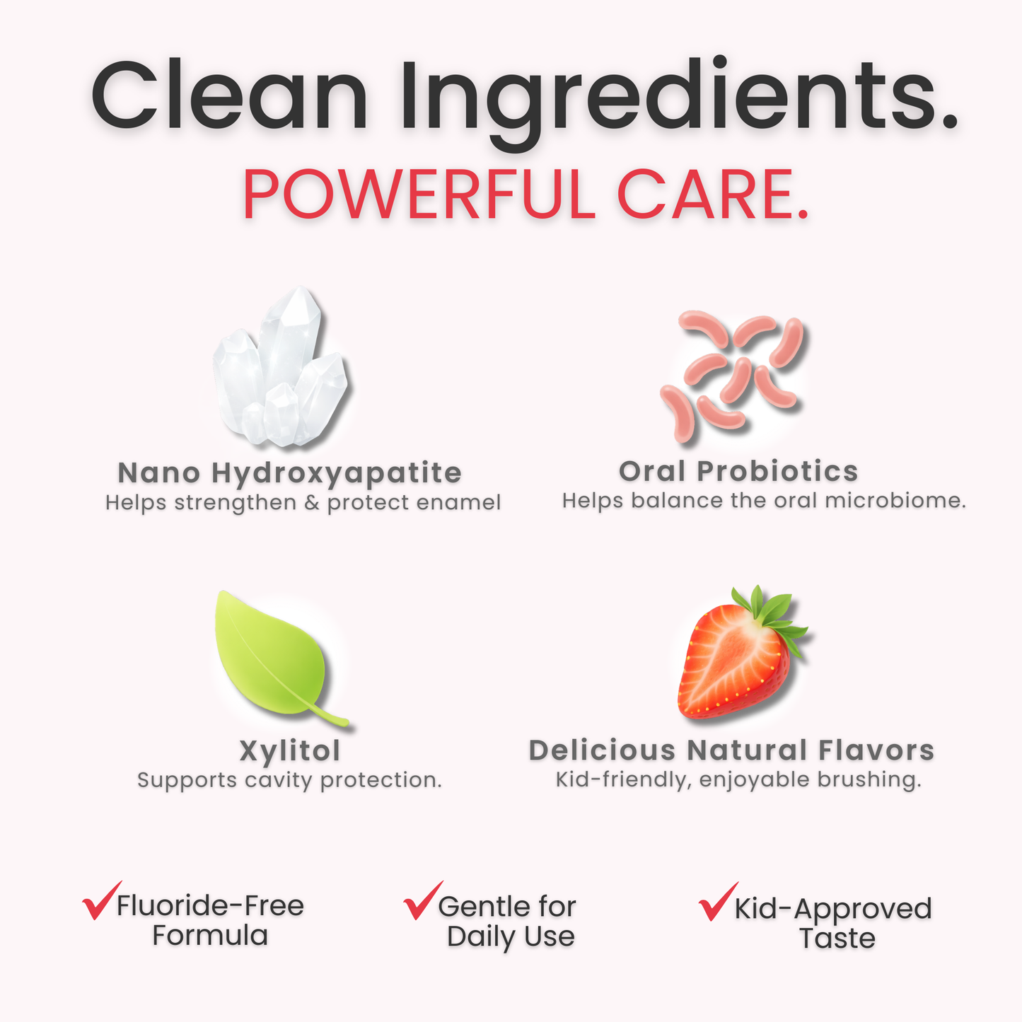 LOL Fluoride Free  Toothpaste Kids (Strawberry)
