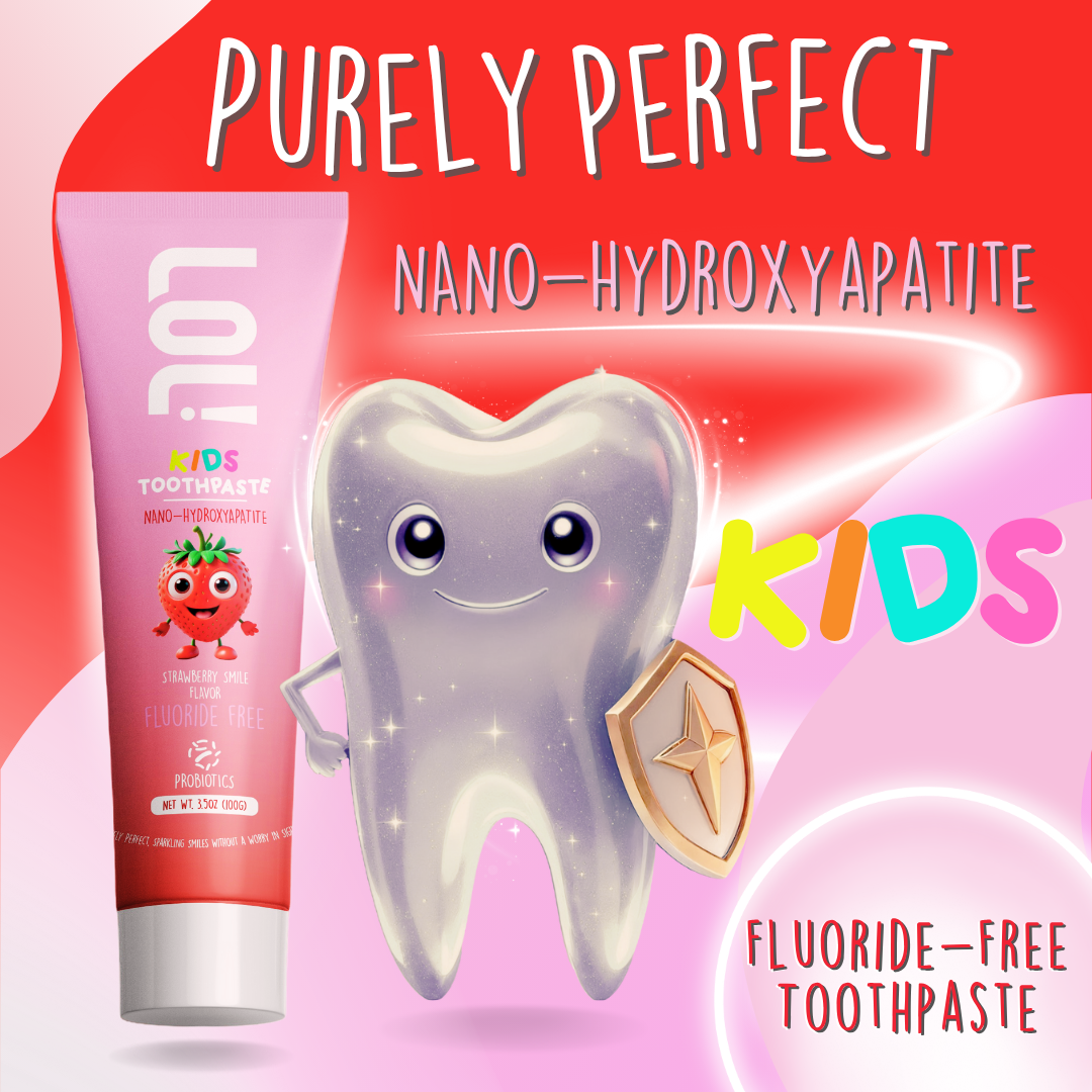 LOL Fluoride Free  Toothpaste Kids (Strawberry)