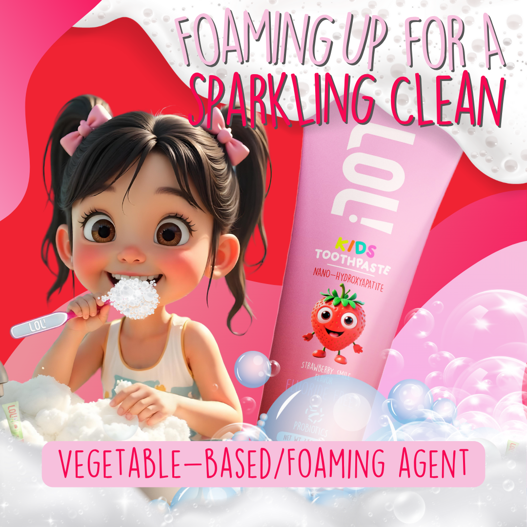 LOL Fluoride Free  Toothpaste Kids (Strawberry)