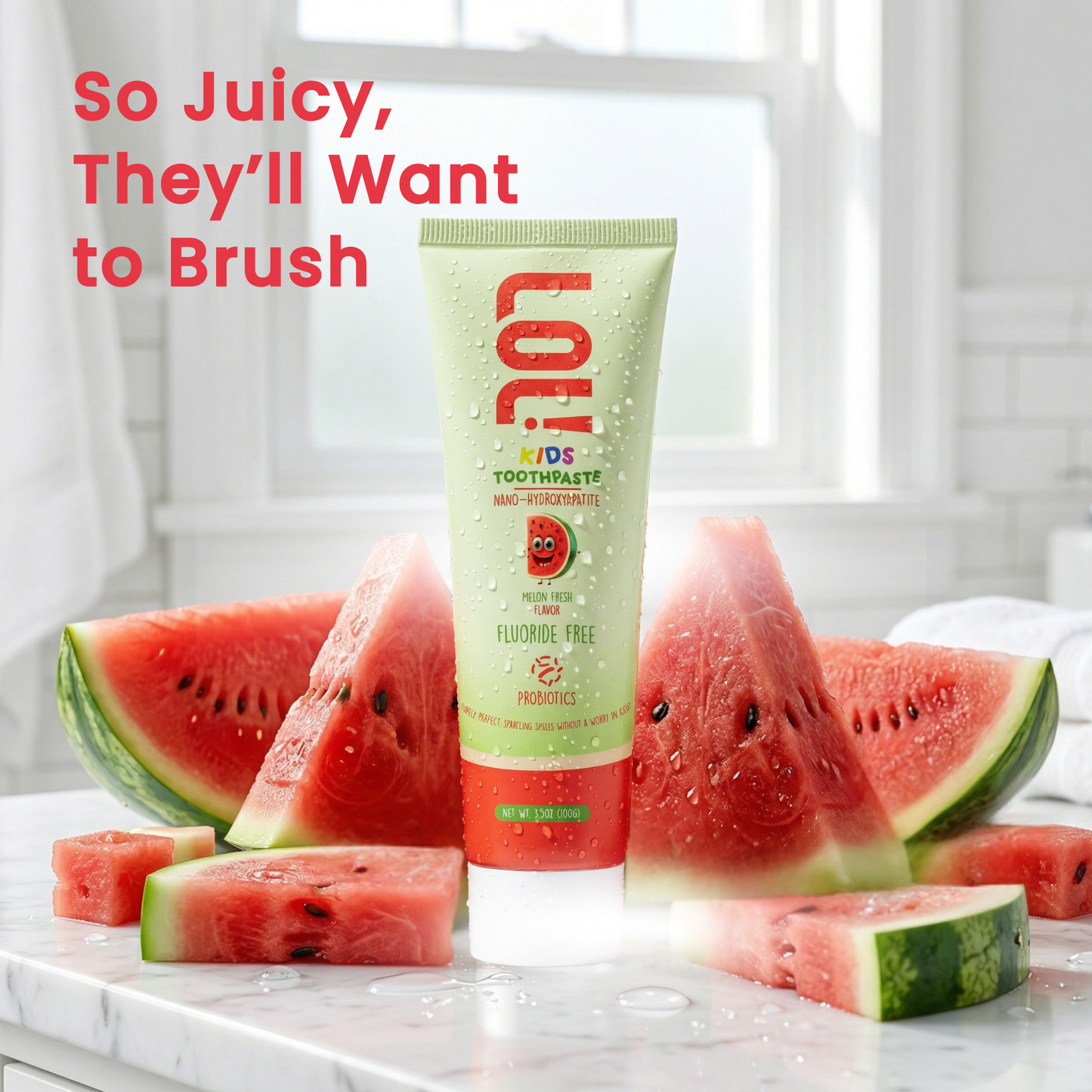 LOL Fluoride Free  Toothpaste Kids (WaterMelon)